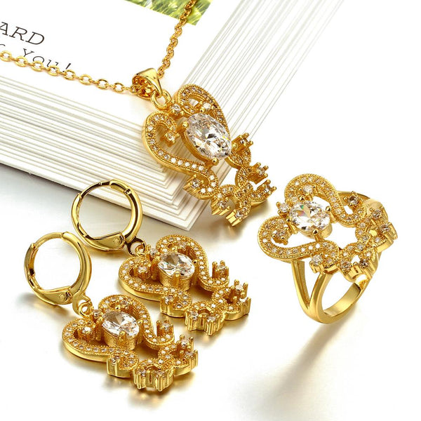 Gold Jewelry Set LSS005