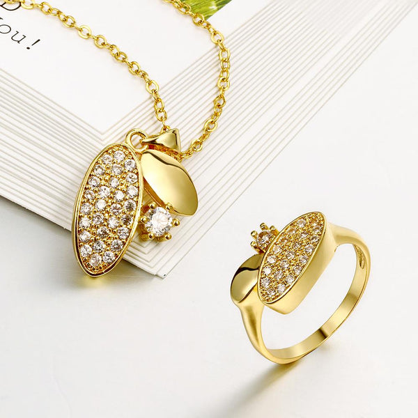 Gold Jewelry Set LSS007