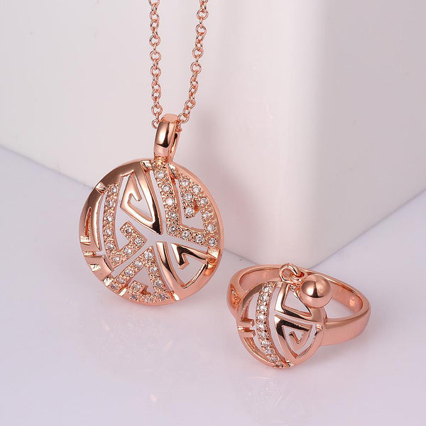 Rose Gold Jewelry Set LSS009